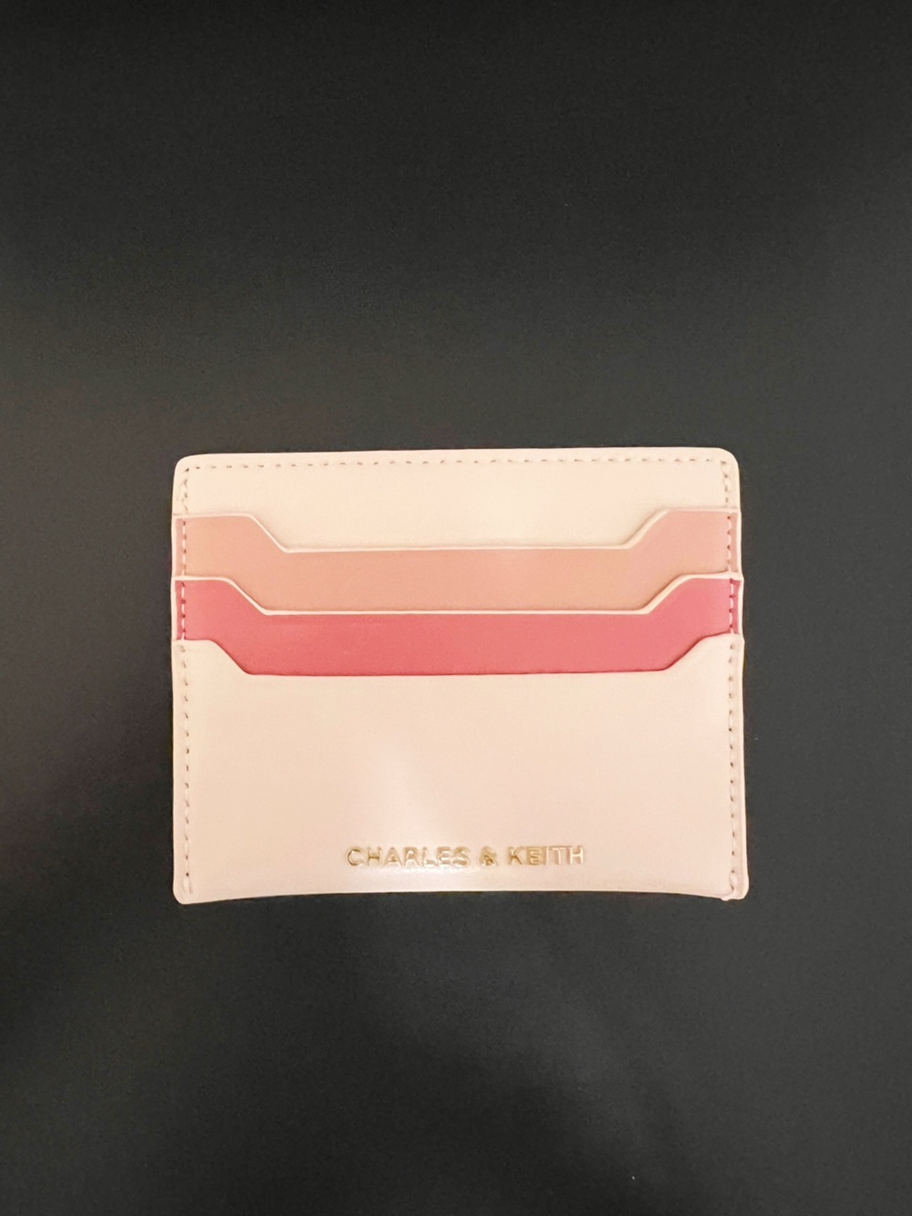 Charles & Keith Pink Card Holder